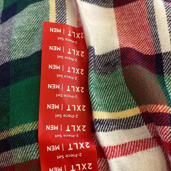 NWT Mens Tall Winter Pajamas Jammies for your families size 2XLT - Picture 5 of 5